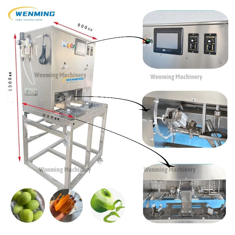 Commericial apple skin remover machine Apple peeling machine for