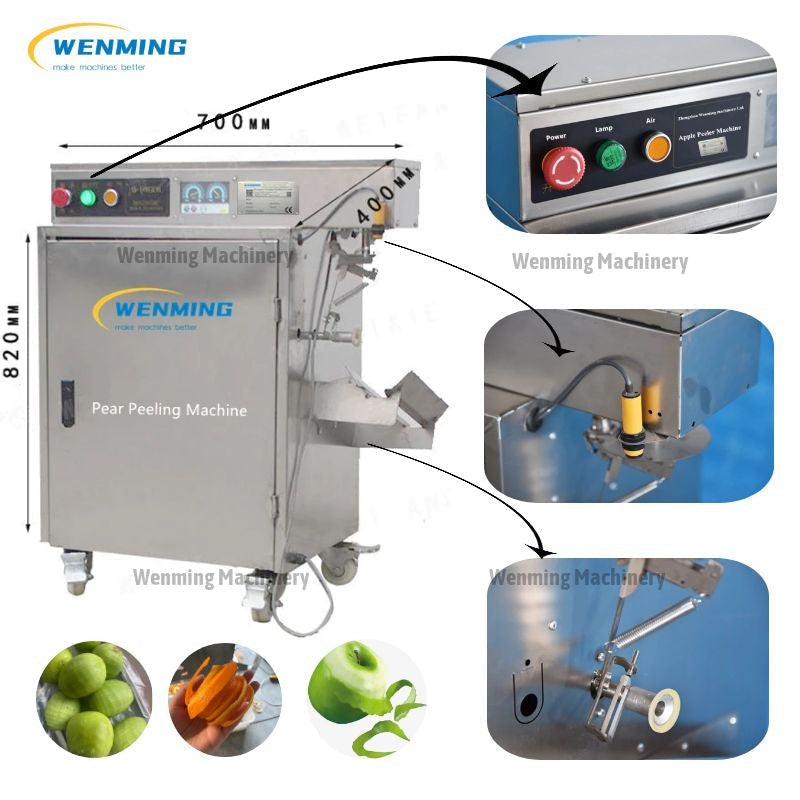 apple skin remover machine