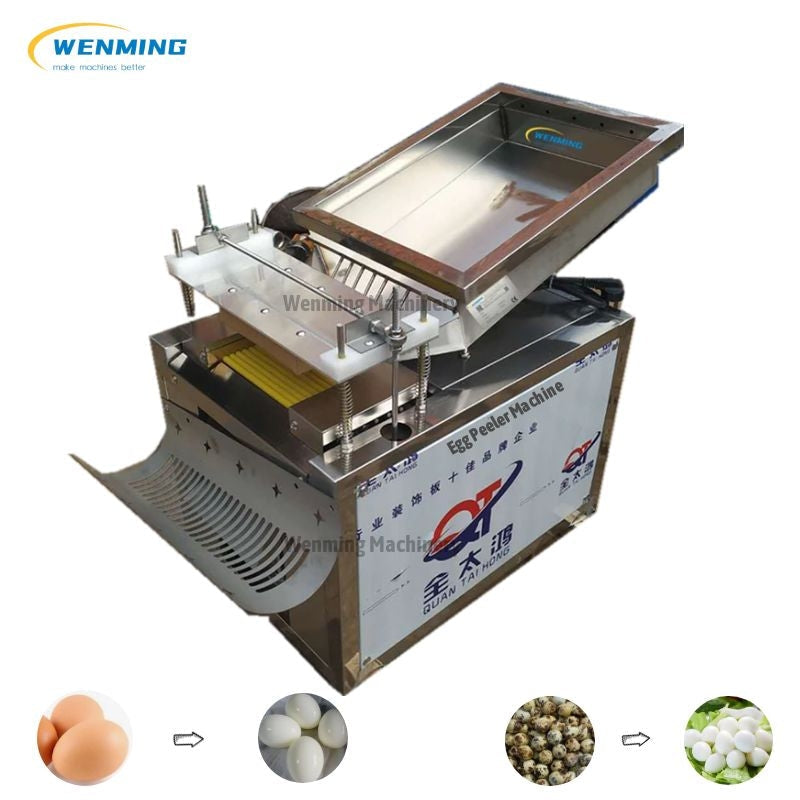 Egg Boiling and Peeling Machine