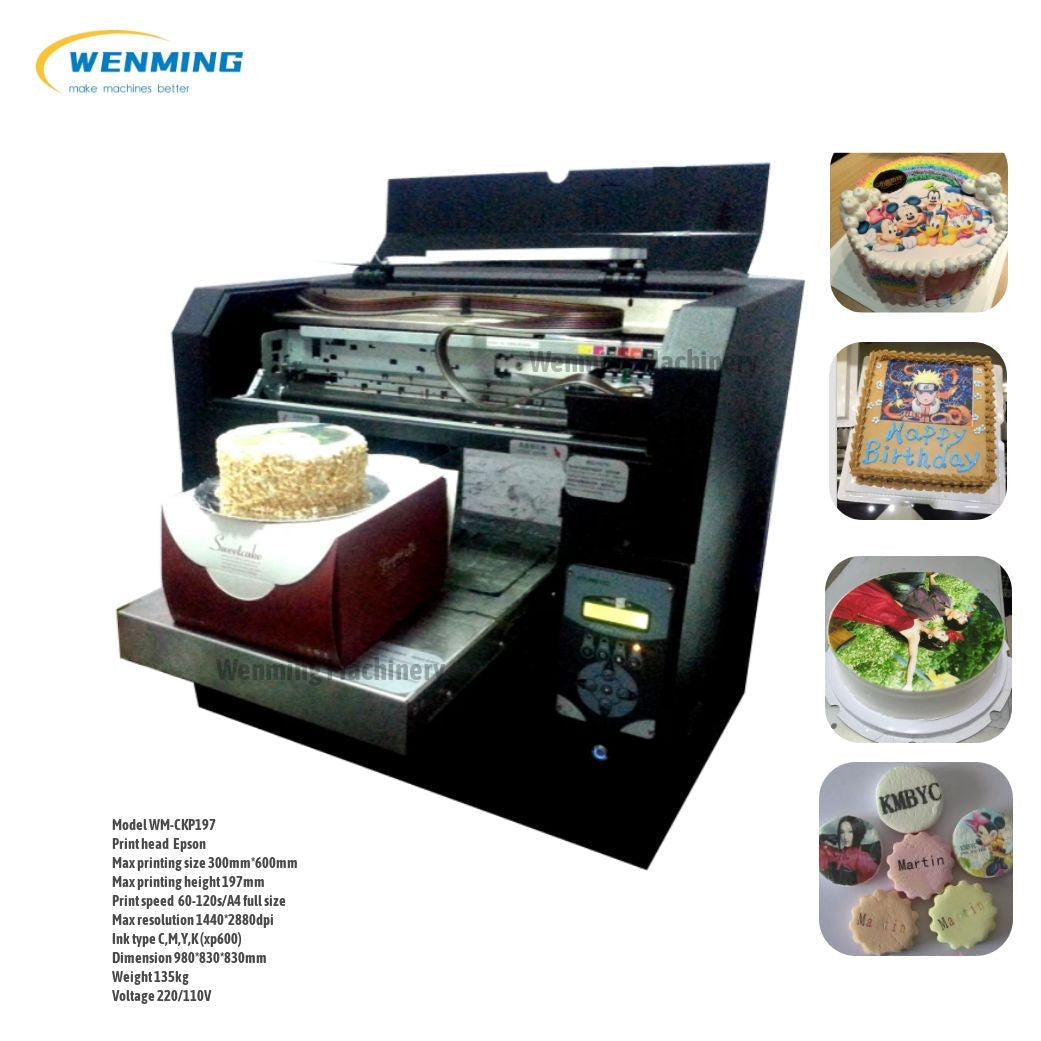 Edible Printing Machine For Cake