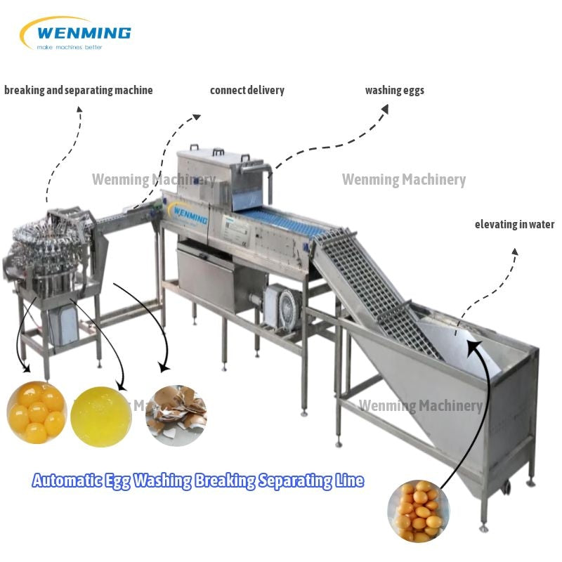 Stainless Steel 10,000 eggs/h Egg Washing Machine Line