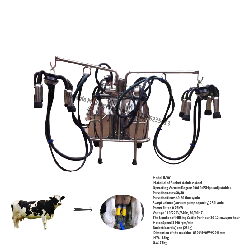 eletric-mobile-cow-milking-machine