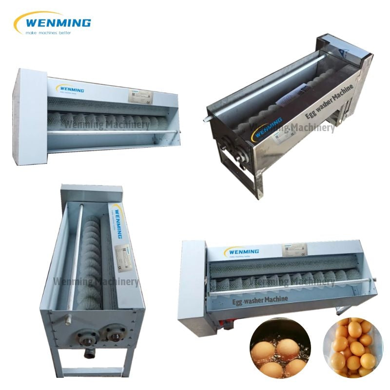 INTBUYING Commercial Semi-Automatic Egg Washer Egg Surface Cleaner