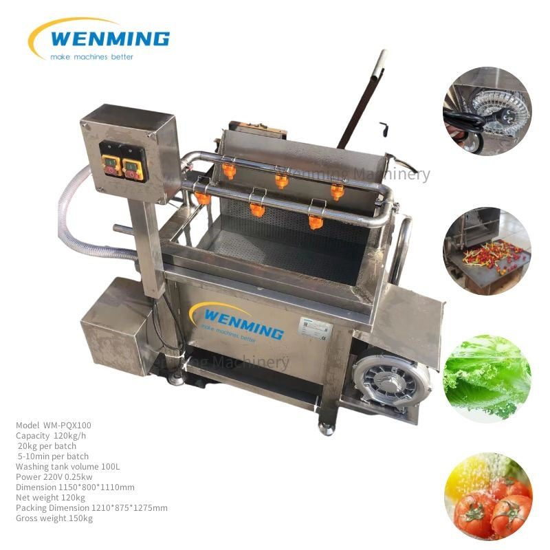 商用水果清洗机-水果蔬菜清洗机– WM machinery