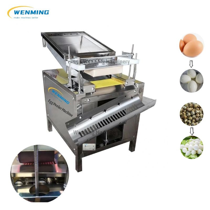 Egg Boiling and Peeling Machine