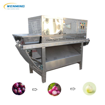 onion peeling machine