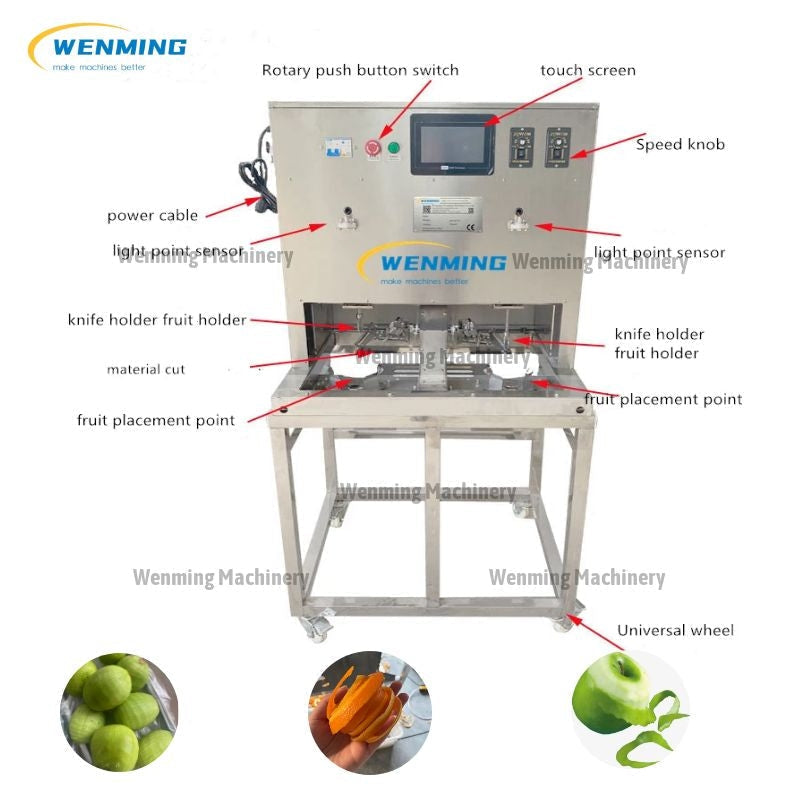 Automatic Kiwi Peeler Machine-One person operate Commercial Fruit