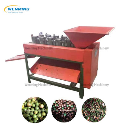 Macadamia peeling machine