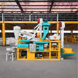 Modern Rice Mill Automatic Miling Polishing Destoning Rice Peeling Mac ...