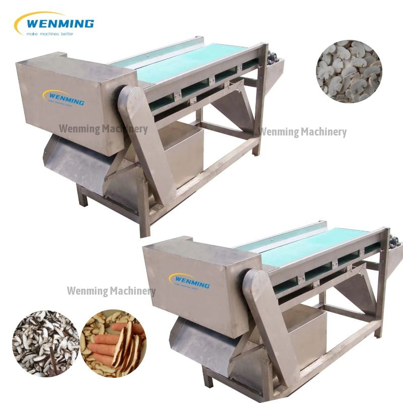 Commercial Automatic Mushroom Cutting Slicing Slicer Slice Cutter