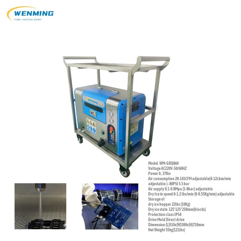 GBQ860 PCB Cleaning Machine Dry Ice Cleaning Machine – WM machinery