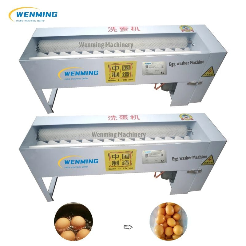 Fiberglass Egg Washer Small Scale Automated Egg Cleaning Machine