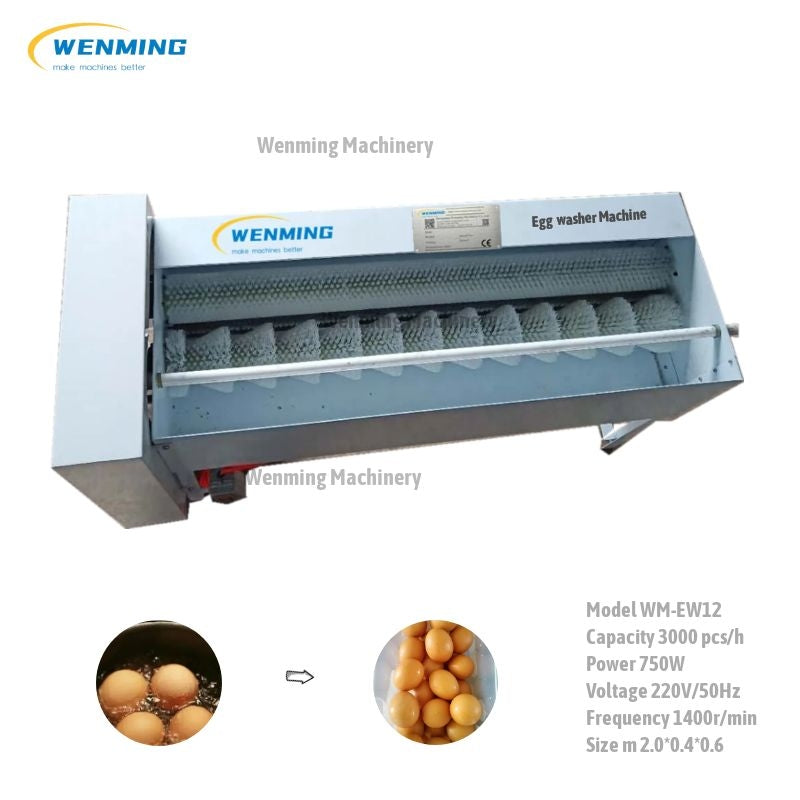 Wholesale nylon brush egg cleaning machine For Production