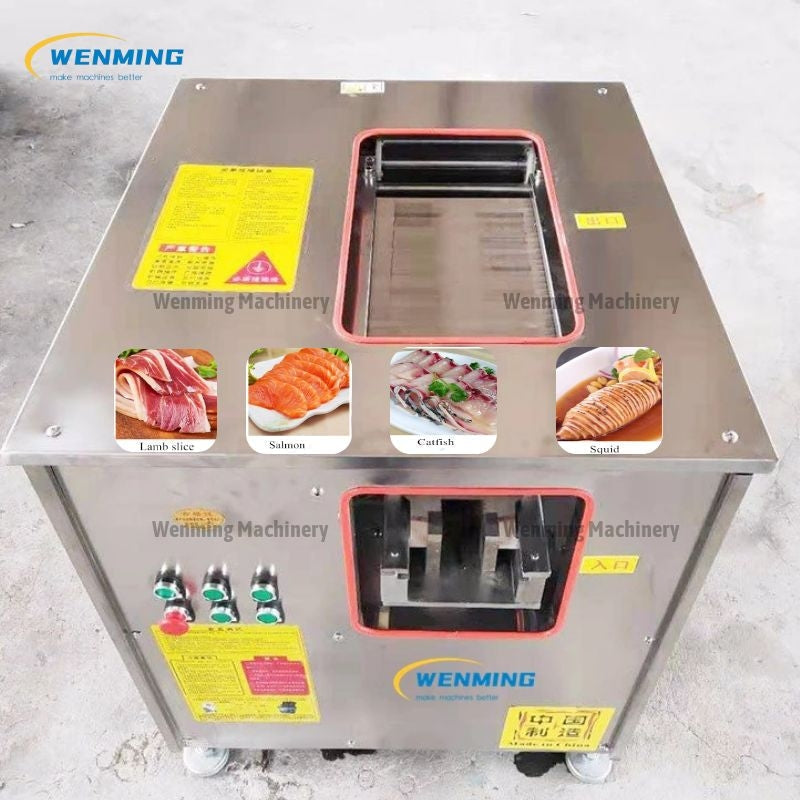 Full-Automatic Frozen and Fresh Fish Meat Cutting Machine Chicken Slicer  Machine - China Chicken Cutting Machine, Fish Cutting Machine