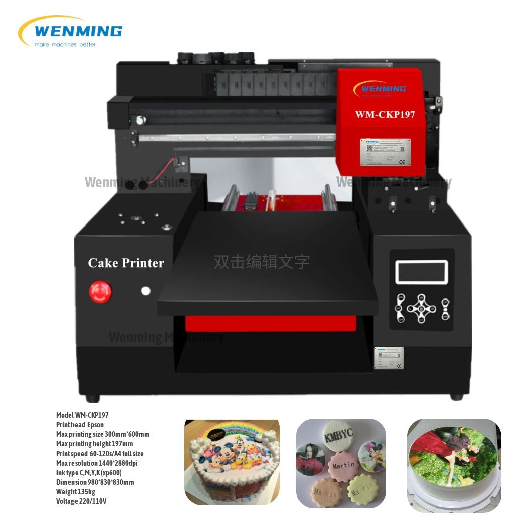 Edible Printer Cake Printing Machine – machinery