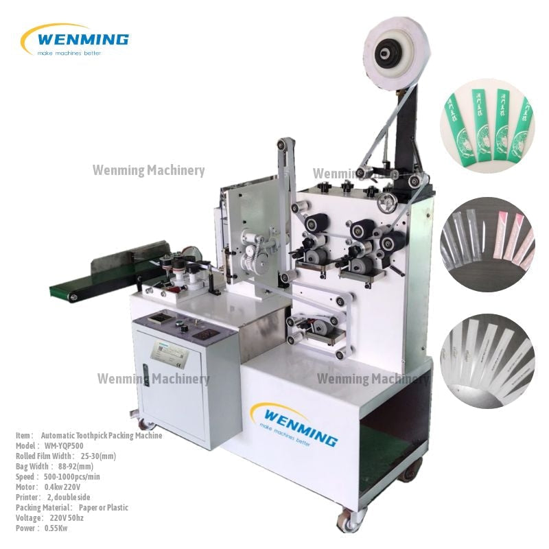 Toothpick Production Machine Packer