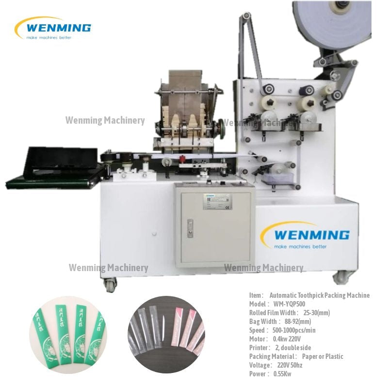 Automatic Packing Machine in Toothpick Making Automatic Machine – WM ...